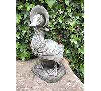Jemima Puddle Duck Statue | Beatrix Potter Reconstituted British Stone Garden Ornament Decoration Animal Goose