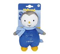 JEMINI 024396 T'CHOUPI Baby Soft Toy PANTIN RATCHET +/-20 cm, Blue