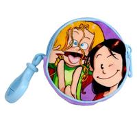 Jemini 024541 - The Sisters Wendy and Navy Coin Purse - Diameter 8 cm - Soft Plush with Zip and Hook - Children's Accessory for Girls from 3 Years - Machine Washable - Official Licensed Gift Idea
