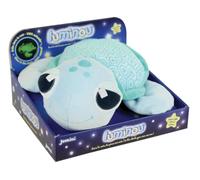 Jemini 040757 MA Soft Toy Turtle Illuminated Natural Works Without Battery +/-25 cm Blue