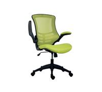 Jemini Jaya Mesh Back Chair with Folding Arms 680x670x1070mm Green KF77786