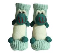 Jemnpela 3D Cartoon Animal Knitted Socks Women’s Cute Novelty Floor Socks | Soft Cozy Non-slip Home Sockings for Indoor Christmas Winter