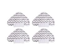 Jemora 4 Pack Triangle Microfiber Mop Pads Replacement for Shark Lift-Away Pro & Genius Steam Pocket Mop S3973 Washable Mopping Cloth Accessories