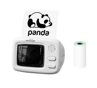 Jemora A2 Mini Thermal Printer Pocket Label Maker All in One BT Connect Adhesive Tag DIY Date icture Photo Label Memo Notes Journal Receipt with 1pcs Thermal Paper Roll Compatible with Android iOS
