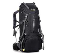 Jemsia 50L Waterproof Hiking Backpack for Men Women, Lightweight Trekking Backpack with Rain Cover, Large Camping Rucksack for Outdoor Sports Travel Hiking Cycling Climbing Mountaineering