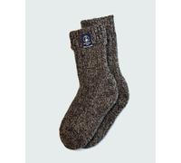 Jemsox British Wool Boot Socks - Dark Natural Twist | 100% British Wool Luxury Boot Socks - UK 8-12 (EU 42-47)
