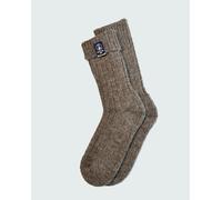 Jemsox British Wool Boot Socks - Mid Grey Natural | 100% British Wool Luxury Boot Socks - UK 8-12 (EU 42-47)
