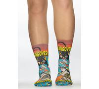 Jemsox HANGOVER CAT Ladies Novelty Gift Socks
