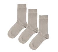 Jemsox Luxury 3 Pairs / 5-Pairs Grey Plain Colour Men's Crew Socks Size 7-12 | Premium Grey Pure Colourful Socks Multipack | Eco-Friendly, Comfortable, Breathable