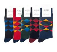 Jemsox Luxury Men's Premium Organic Cotton Socks, Diamonds Are Forever
