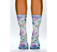 Jemsox PASTEL LEAVES Ladies Fun Gift Socks