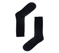 Jemsox Plain Comfort Welt Organic Cotton Mens Socks | Soft Flat Knit & All-Day Comfort - Navy - Medium / Eur 39-43 / UK 6-9