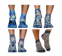 Jemsox Wigglesteps 4-Pack Art Sneaker Socks | Street Style Meets Art Culture