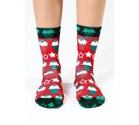 JEMSOX Women's Christmas Cupcakes Socks | Size: 4-7 JEMSOX Multicolor 4-7