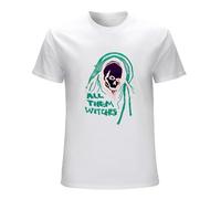 JemTo All Them Witches ATW Colourful Skull T-Shirt T-Shirt White L