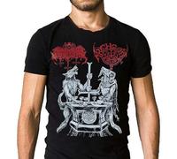 JemTo Archgoat Satanic Warmaster Lux Satanae 13 Hymns of Finnish Devil Worship T-Shirt T-Shirt Black M