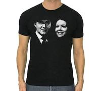 JemTo John Steed and Emma Peel T Shirt New Men Black Or Dark Gray to Macnee Rigg T-Shirt Black XXL