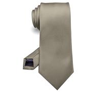 JEMYGINS Hand-Sewn Tie for Men - Work Party Father's Day, light brown, M
