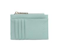 JEN & CO. Sia Women's Compact Wallet Clutch With Zip Change Pocket Vegan Leather, Mint Green