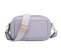 JEN & CO. Sky Women's Belt Bag Crossbody Clutch Purse With Adjustable Removable Strap Vegan Leather, Lt. Purple, 9.5 x 6 x 3 inches