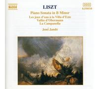 LISZT / JANDO - SONATA IN B / LA CAMPANELLA - CD - J3z