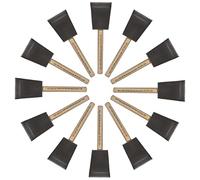 Jen Manufacturing Professional Foam Poly-Brushes - Brush Set for use in Home Improvement Projects for applying Paint, Watercolor, mod Podge, Glue, Chalk Paint, Oil, and Wood Stain (12, 2")