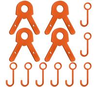 Jenaai 2 Sets Shooting Target Stand Kit Steel Target Hanger Target Holder DIY Gong Target Hanging Kit for 1 Inch Electric Metallic Tube Conduit (Orange)