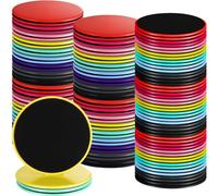Jenaai Core Sliders Bulk Exercise Glider Discs Gifts for Group Training Classes Fitness Slider Workout Dual Sided AB Pads for HIIT Gym Carpet Hardwood Floor(40 Pcs (20 Pairs))
