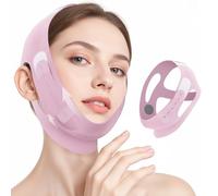 JenChrysm Chin Strap For Sleeping - Jawline Shaper with 3D Design & Graphene Material,Double Chin Reducer to Prevent Sagging & Shape Vline Face - Double Chin Eliminator,Gifts for Women