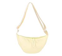 JENCVNL Nylon Crescent Bag for Women, Dumpling Bag Hobos Crossbody Bag Dumpling Crossbody Bag with Adjustable Shoulder Strap Chest Bag Shoulder Bag for Daily Use (Light Yellow-Style#2)