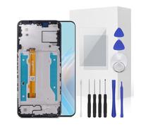 JENCYFU Boost Mobile Summit 5G Screen Replacement Full LCD Screen Display Touch Digitizer Frame Assembly with Repair Tool for Model Boost Mobile Summit 5G 6.6inch SN339D-SMT