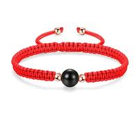 JENDEAR SHINE Agate Braided Bracelet for Women, 8mm Natural Agate and Hand Braided Rope Chain, Couple Friendship Gift Handmade Jewelry