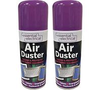 Jenell 2 x 200ml Air Duster with Straw Cleaning Cleaner for Keyboards, Dashboards, Computers, Scanners, Printers & Much More