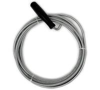 Jenell, Flexible Spring Wire Sink & Drain Cleaner Hair Removal Tool Metal Snake Brush with Plastic Handle Drain Opener for Kitchen, Basins, Toilet, Bathroom, Bathtubs Sewers (3 Meter)