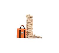 Jenga Giant JS6 (Stacks to Over 4 Feet) Precision-Crafted, Premium Hardwood Game with Heavy-Duty Carry Bag (Authentic Jenga Brand Game)