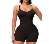Jengo Faja Shapewear for Women Seamless Full Body Shapewear Bodysuits Tummy Control Body Shaper Mid Thigh Slimmer Butt Lifter (2X-Large, Black)