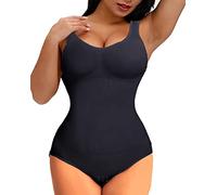 Jengo Full Body Shaper for Women Tummy Control Shapewear Bodysuits Slimming Bodysuit for Women Shaping Girdles Waist Trainer (Black, Large)