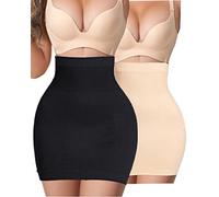 Jengo Half Slips for Women Underskirt Half Slip for Under Dresses Skirt Slip under Skirt High Waist Shapewear Tummy Control Body Shaper