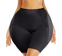 Jengo Hip Pads Fake Butt Padded Underwear Hip Enhancer Shapewear Crossdressers Butt Lifter Pants Pads Panties Knickers Women (Black, Small)