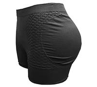 Jengo Hip Pads Hip Enhancer Padded Panties Butt Enhancer Underwear Hip Dip Butt Pads Knickers Padding Butt Lifter Shapewear (Black Shorts, Small-Medium)