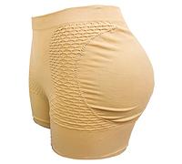 Jengo Hip Pads Hip Enhancer Padded Panties Butt Enhancer Underwear Hip Dip Butt Pads Knickers Padding Butt Lifter Shapewear (Nude Shorts, Small-Medium)