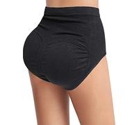 Jengo Hip Pads Hip Enhancer Padded Panties Butt Enhancer Underwear Hip Dip Butt Pads Knickers Padding Butt Lifter Shapewear (Black Knickers, Small-Medium)