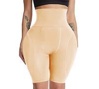 Jengo Hip Pads Hip Enhancer Shapewear Fake Butt Padded Underwear Butt Lifter Crossdressers Dip Pants Pads Panties Knickers (2X-Large, Nude)