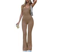 Jengo Jumpsuit Uk Bodysuit Romper One Piece Full Body Suit Tank Top Bodycon Jumper Playsuit Wide Leg Bell Bottom Flare Long Pants