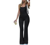 Jengo Jumpsuit Uk Bodysuit Romper One Piece Full Body Suit Tank Top Bodycon Jumper Playsuit Wide Leg Bell Bottom Flare Long Pants