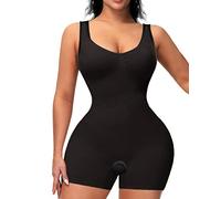 Jengo Shapewear for Women Tummy Control Bodysuit Butt Lifter Full Body Shaper Shorts Waist Trainer Fajas Corest Leotard (Black, X-Large)