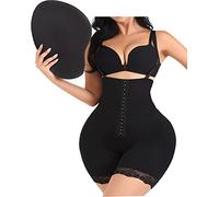 Jengo Women Butt Lifter Padded Pants Hip Enhancer Pads Underwear Shorts Shapewear Tummy Control Knickers Body Shaper Lift Black