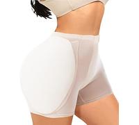 Jengo Womens Hip Pads Shapewear Padded Knickers Butt and Hip Padded Underwear, Beige ,S