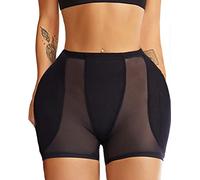 Jengo Womens Hip Pads Shapewear Padded Knickers Butt and Hip Padded Underwear, Black ,S