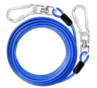 jenico Lashing Lead for Dogs: 25 Feet Dog Lead for Yard, Robust Outdoor Lead for Small and Large Dogs up to 500 Pounds, Running Lead for Dogs in